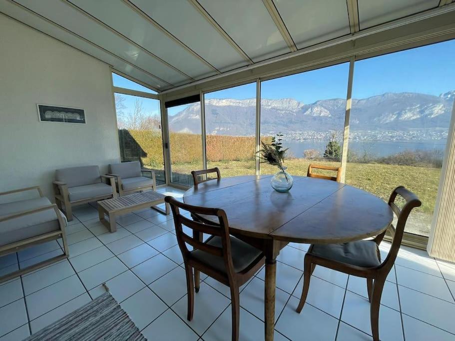 La Roseliere Sud, Vue Lac & Jardin Sévrier Exteriör bild